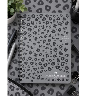 Faber Castell Faber-Castell Karton Kapak Leo Defter 100 Yaprak Kareli