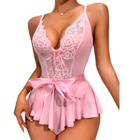 Pembe Fantezi Babydoll