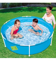 Bestway Prefabrik Havuz Yuvarlak Mavi 56283