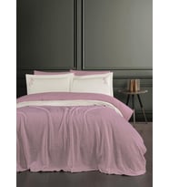 Çift Kişilik Dream Battanıyelı Nevresım Setı Talıa Puce 200X220