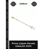Özel Üretim Hediye Aksesuar Pirinç Çapalı Kerata Çekecek 4315