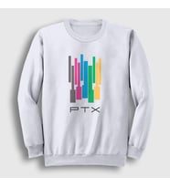 Presmono Unisex Beyaz Colors Pentatonix Sweatshirt
