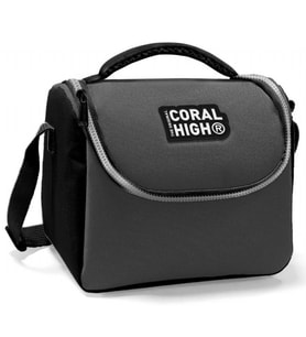 Coral High Siyah Gri Thermo Okul Beslenme Çantası - Erkek