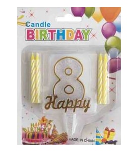 MUM 8 YAŞ HAPPY YAZILI ALTIN PK:1-1-