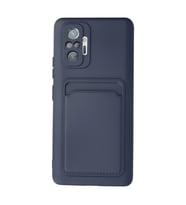 Xiaomi Redmi Note 10 Pro Kılıf Kelvin Kartvizitli Silikon - Lacivert
