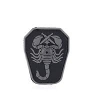 Single Sword Akrep Plastik Patch - Peç Küçük Boy 4Cm X 5,5Cm SİYAH