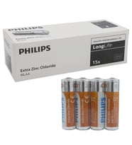 Philips Extra Zinc-Carbon Kalın Saat Kalem Pili AA (60'Lı Paket)