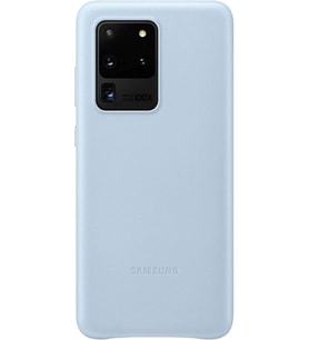Galaxy S20 Ultra ile Uyumlu Kılıf Leather Cover Mavi ?EF-VG988LLEGWW
