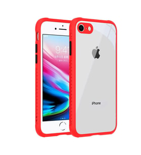 Apple iPhone SE 2022 Kılıf ??Zore Kaff Kılıf (Kırmızı)