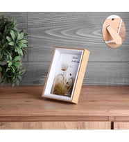AHŞAP RESİM ÇERÇEVESİ 10x15 cm (Kahverengi)