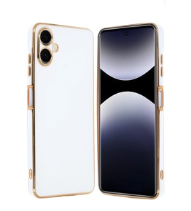 Newface Samsung Galaxy A06 Kılıf Volet Silikon - Beyaz