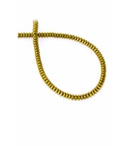 Hematit Doğal Taş Parlak Gold Rondela Kesim 4x2mm Dizi [AA]