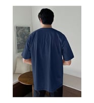 Erkek Bisiklet Yaka %100 Pamuk T-Shirt