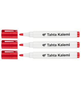 Lotte Tahta Kalemi 3'lü Kırmızı