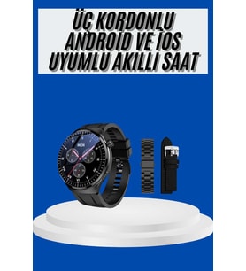 Northcity Amoled Ekran Akıllı Saat - Uzun Pil Ömrü, iOS Android Uyumlu ve Gelişmiş Sağlık Takibi