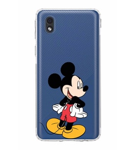 Samsung Galaxy A01 Core  Kamera Korumalı Kapak Mickey Mouse Tasarımlı  Şeffaf Kılıf