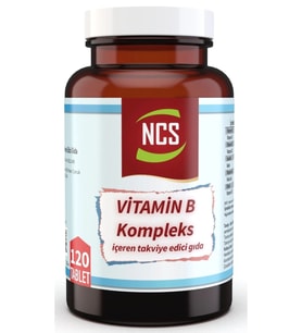 Vitamin B Complex B Vitaminleri 120 Tablet