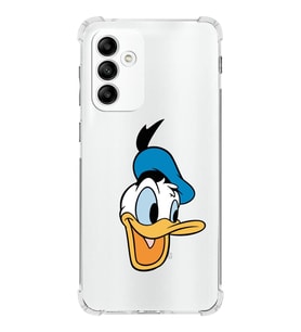 Samsung Galaxy M13  Köşe Korumalı Antişok Kapak Donald Duck Tasarımlı Şeffaf  Kılıf