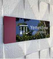 Red Line Serisi Yemekhane Yönlendirme Tabelası