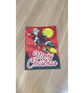 Yılbaşı Kartpostalı Merry Christmas yazılı 10x14 cm 20 adet