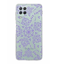 Samsung Galaxy A22  Kamera Korumalı  Kapak Nostalji Desen Tasarımlı  Şeffaf Kılıf