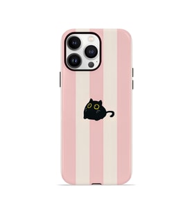 iPhone 13 Pro Vorian Çift Katmanlı MagSafe Kılıf Midnight Cat Stripe