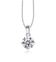 Diamond Serisi Tektaş Aşk Stylish/Night Gümüş Kadın Kolye