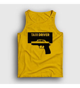 Presmono Unisex Sarı Pistol Film Taxi Driver Atlet