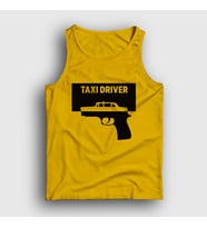 Presmono Unisex Sarı Pistol Film Taxi Driver Atlet