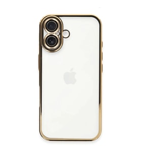 İphone 16 Plus Kılıf Razer Lensli Silikon - Gold