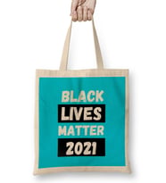 Black Lives Matter 2021 Bez Çanta Uzun Saplı