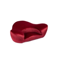 Ergonomik Yoga / Vücut Destek Minderi Kadife Kumaş (Bordo)
