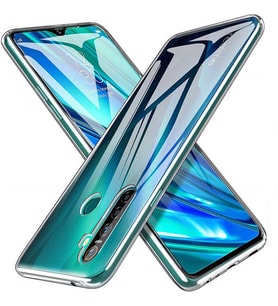 Realme C5 Pro Kılıf Transparent Silicone Şeffaf Yumuşak Esnek Yüksek Kalite (Renksiz)