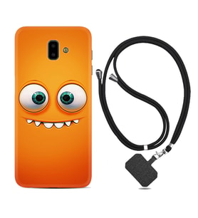 Samsung J6 Plus J7 Prime J7 Pro M20 Kılıf Boyun Askılı Silikon Dişlek 1615