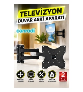 Hareketli VESA Uyumlu LED ve LCD TV Duvar Askı Aparatı – Kolay Montaj