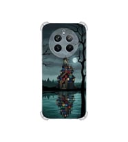 PrintiFy Realme 12pro ile Uyumlu Simya Serisi Gölge Ve Cam Tasarımlı Uv Baskılı Köşe Korumalı Antişok Kılıf