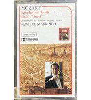 (Plak Değildir KASET tir) Neville Marriner Mozart Sympnois No.40 Classic Kaset