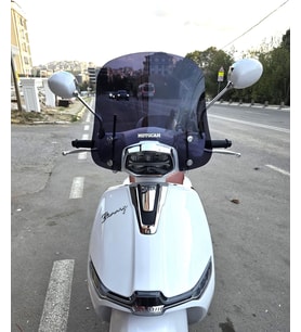 MOTOCAM Küba Bannry Ön Cam 2024-2026 Model 43cm Siyah Renkli 4mm APARATSIZ