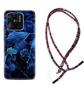 Xiaomi Redmi Note 7 8 9 Pro 10 2022 10 Pro 10S Kılıf Boyun Asklı Rasta Silikon Blue Foid 1628