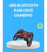 Uzun Pil Ömürlü Kablosuz Oyun Kumandası PC Telefon Tablet İçin