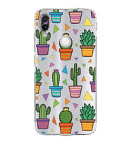 PrintiFy Xiaomi Redmi Note 7 Pro ile Uyumlu Water Color 4  Kamera Korumalı Şeffaf  Kılıf