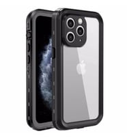 Microsonic Apple iPhone 11 Pro Kılıf Waterproof 360 Full Body Protective Siyah