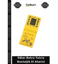 Özel Üretim 90lar Popüler Retro Oyun Konsolu Zeka Geliştiren Hediye Tetris Nostaljik El Atarisi