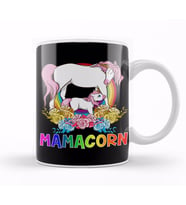 Cute Mamacorn Unicorn Mom Adorable Loving Mama Kupa Bardak Porselen