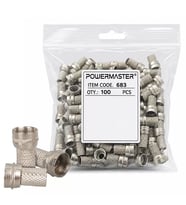 F Konnektör Rg6-U4 18Mm Geniş (100 Adet)-Uj-2005