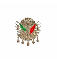 Osmanlı tuğra vidalı  küçük nikel / YACIY04