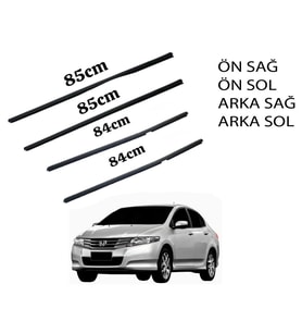 Ns Honda City Çıta Cam Sıyırıcı Fitil Seti Takım 2009-2012