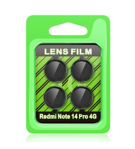 Xiaomi Redmi Note 14 Pro 4g Raze Metal Kamera Lens - Siyah