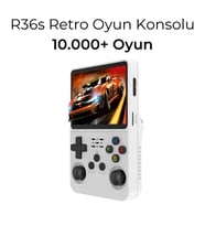 R36s Retro Oyun Konsolu 64GB Beyaz Renk