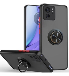 Coverzone TECNO Spark 10C ile uyumlu K?l?f Thunder Hux Y�z�kl� Kapak ??k ve Dekoratif Model Stand Olabilen 360� D�nebilen Y�z�k Aparat? ve Kamera Korumal? Y�kseltilmi? Thunder Hux Kapak